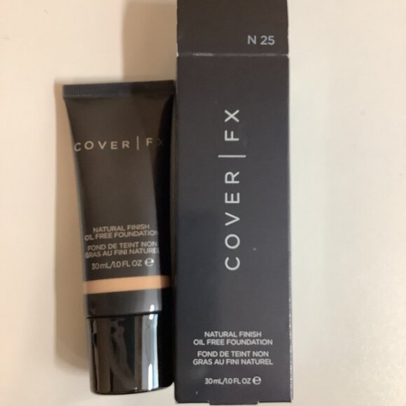 Cover FX Natural Finish Foundation - New In Box - N25 Full Size 1 Oz. - Picture 1 of 3
